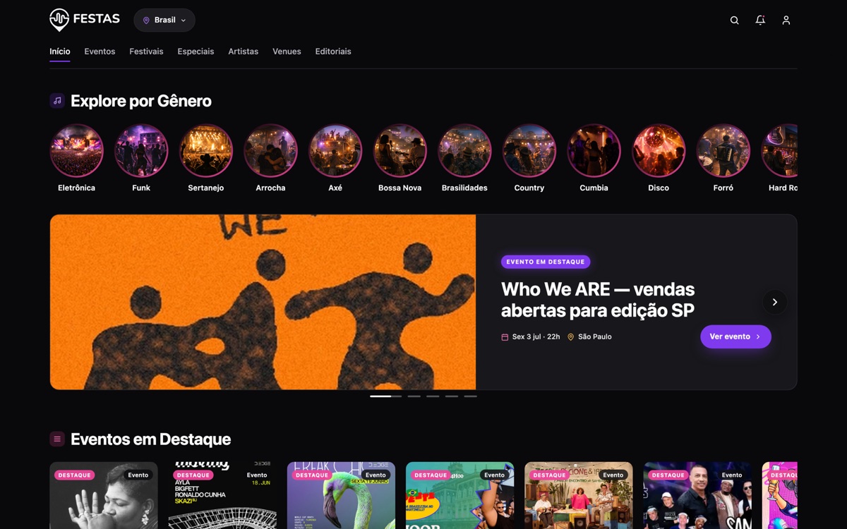 FESTAS web platform